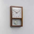 Japanese Natural Wooden Silent Pendulum Clock