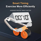 Power Core Ab Roller Kit – Home Gym Fitness Wheel with Digital Timer